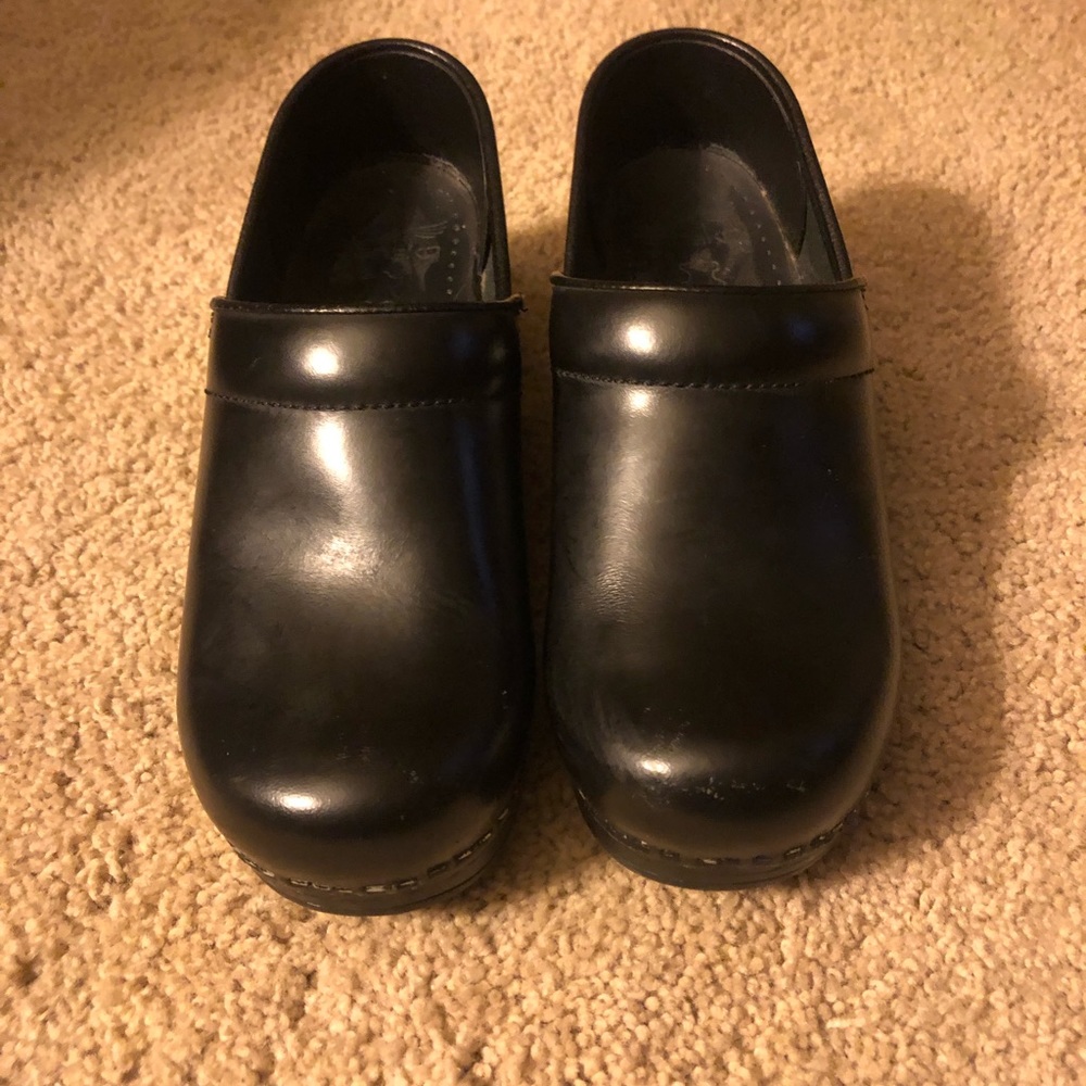 Dansko black clogs